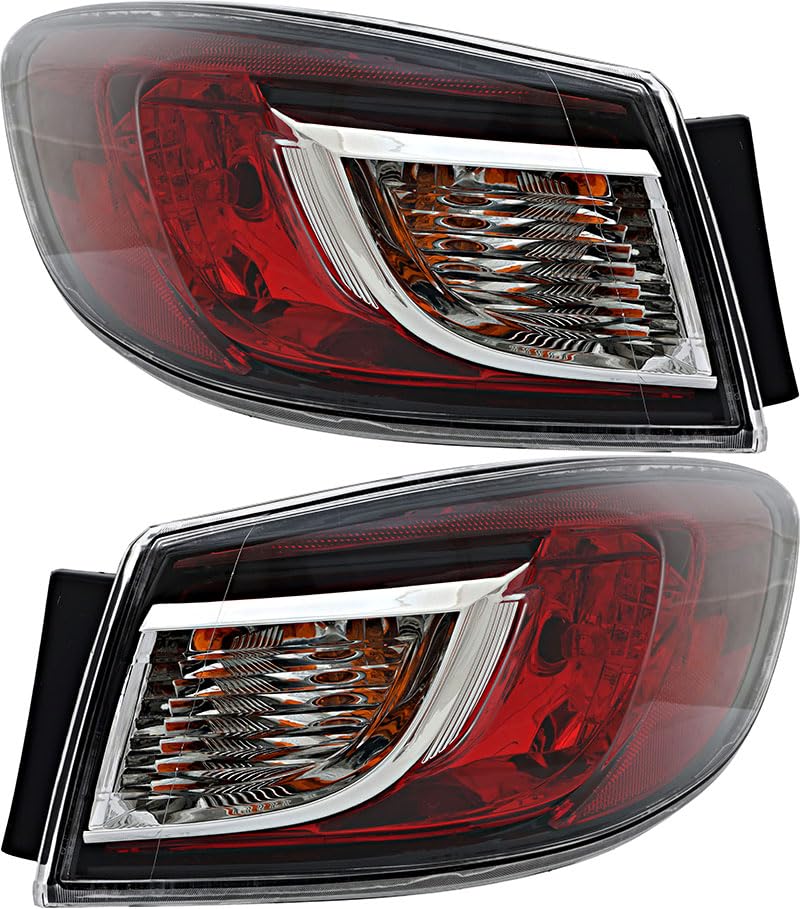 Amazon.com: For Mazda 3 Sedan Tail Lights Lamps Set 2010 2011 2012